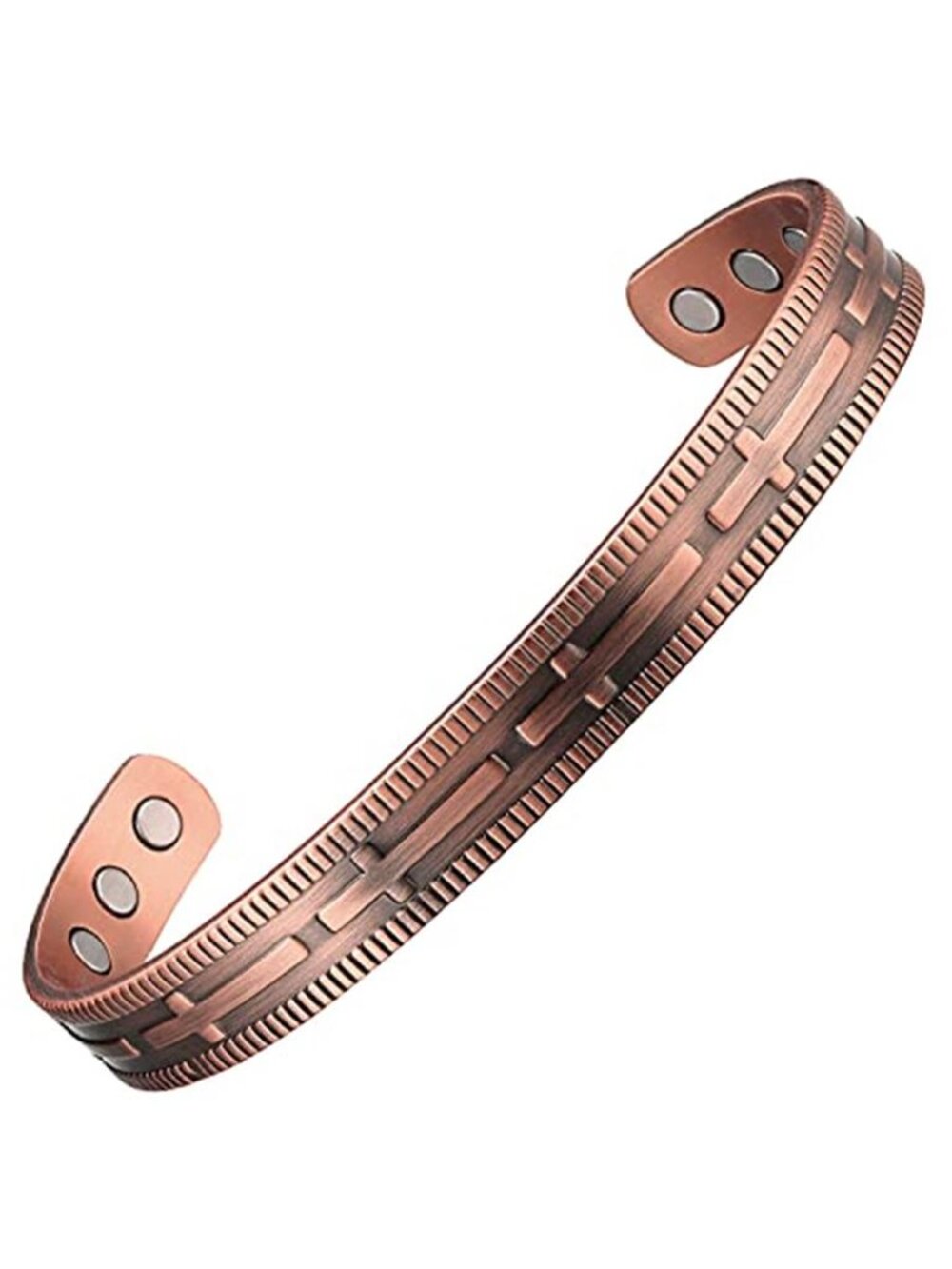 Copper Magnetic Bracelet Adjustable Pure Copper Cuff Pain Relief Jewelry